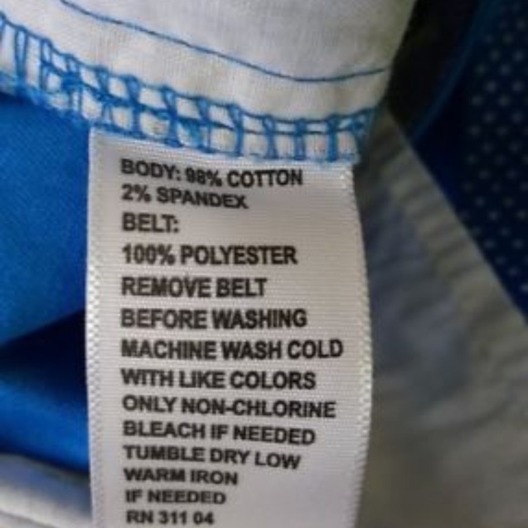 Crown & Ivy Ladies Shorts Size 6 Regular Blue - Picture 8 of 8